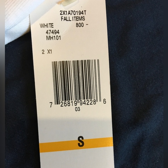 NWT Columbia Sportswear navy tee and white Jones New York long sleeve tee - Picture 9 of 9